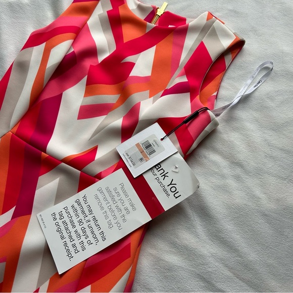 NWT Geometric Calvin Klein Dress - Picture 8 of 8
